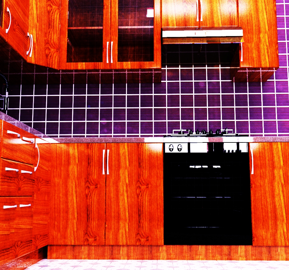 7-طراحی ااشپزخانه ال کلاسیک