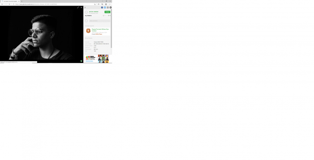 People Portraits Without Eye Contact