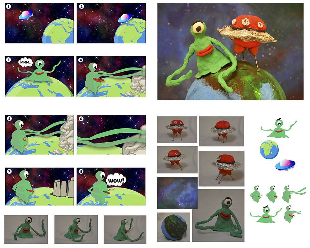 استوری بورد و اجرای کارکتر