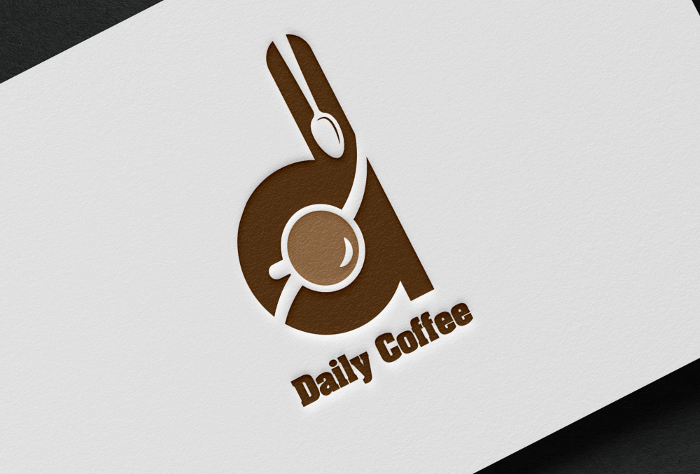 طراحی لوگوی کافی شاپ daily coffee