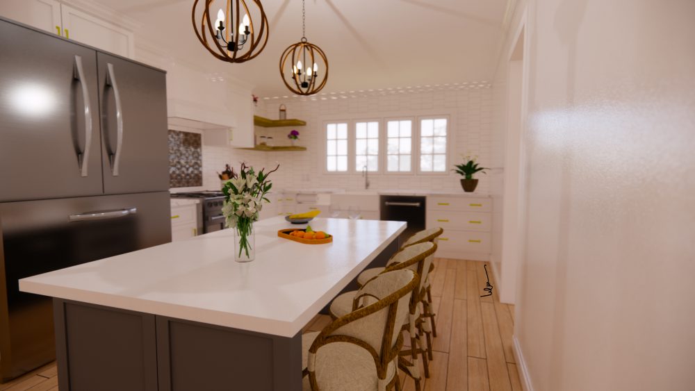 مدلسازی نمای داخلی