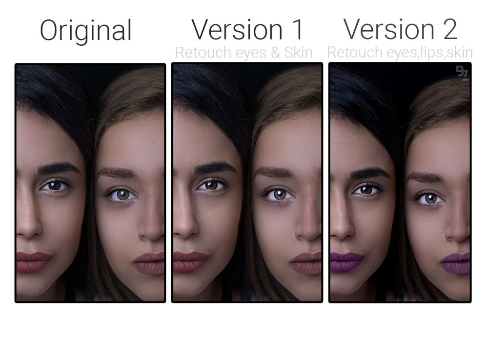 5-روتوش چهره حرفه ای