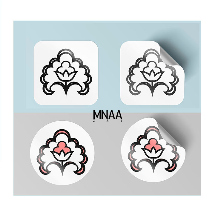 4-logo Inspired by Iranian tiles / لوگو