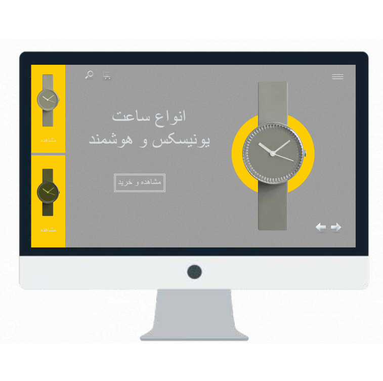 3-طراحی بنر وب سایت