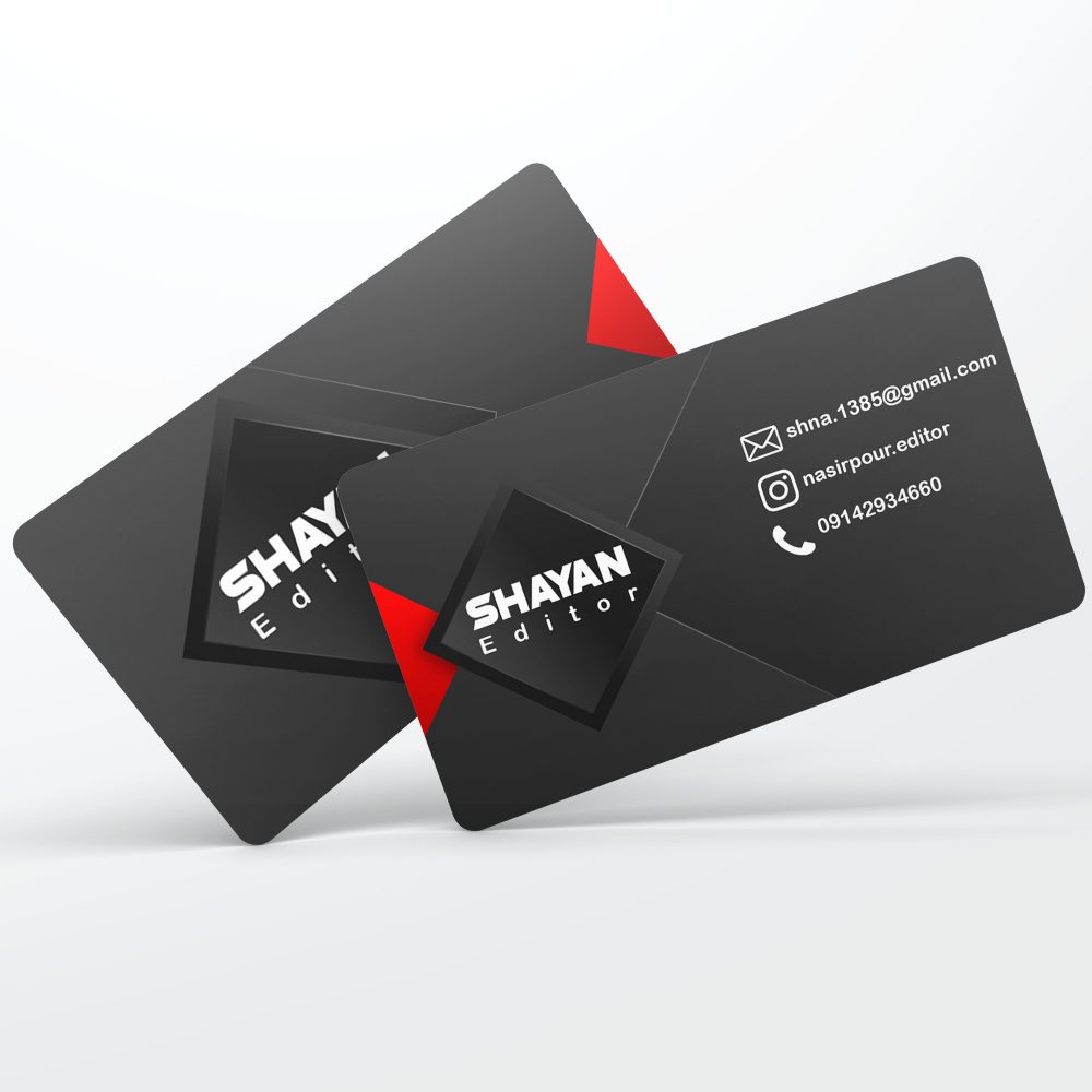 4-طراحی کارت ویزیت