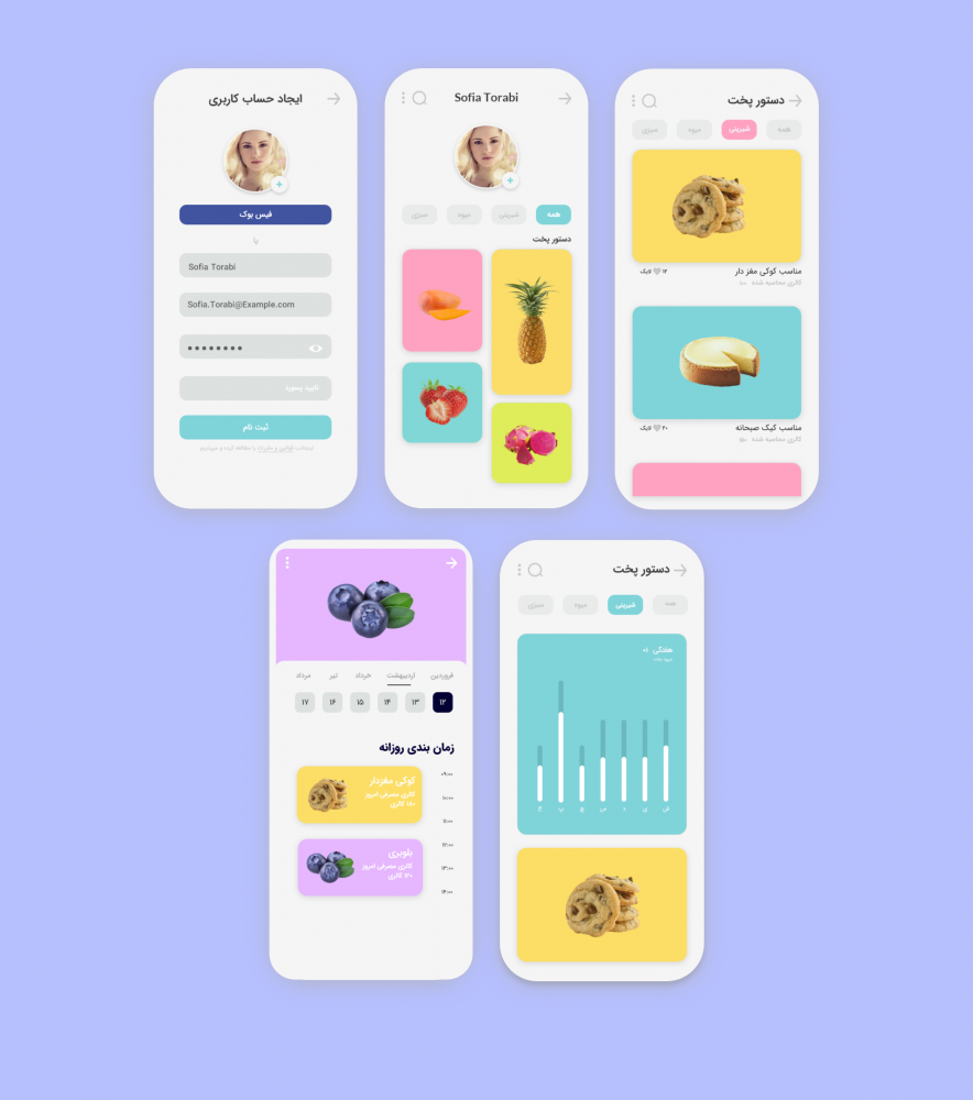 4-طراحی UI اپلیکیشن