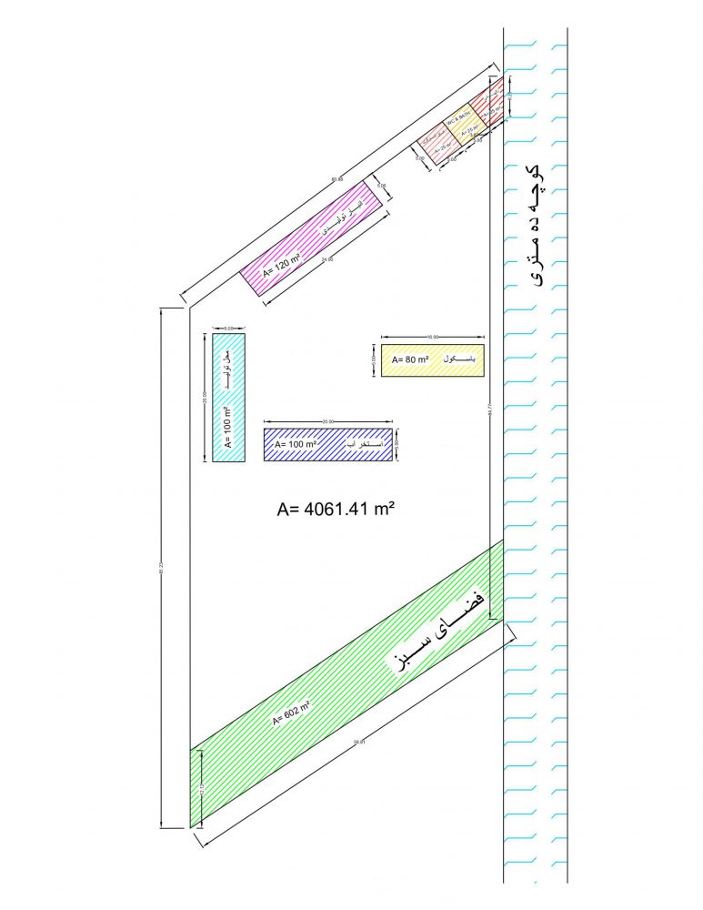 ترسیم پلان معماری