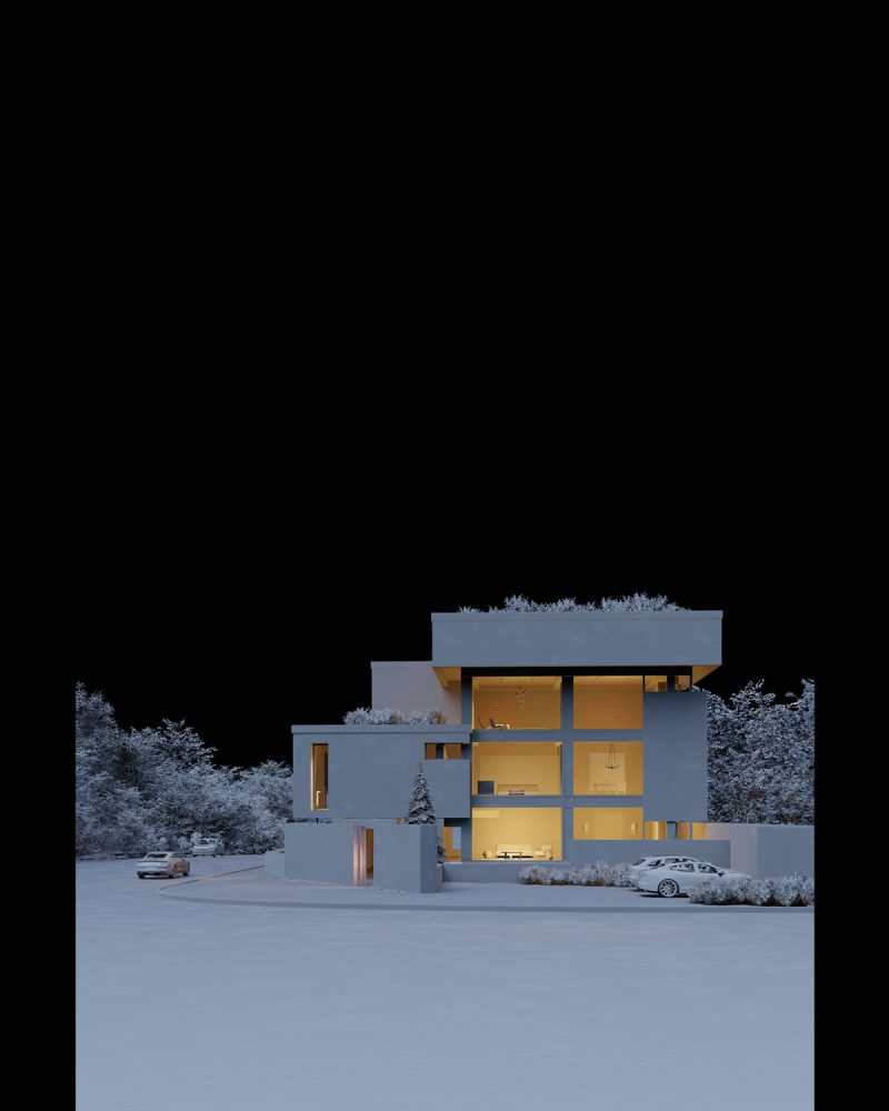 4-رندر خارجی مسکونی