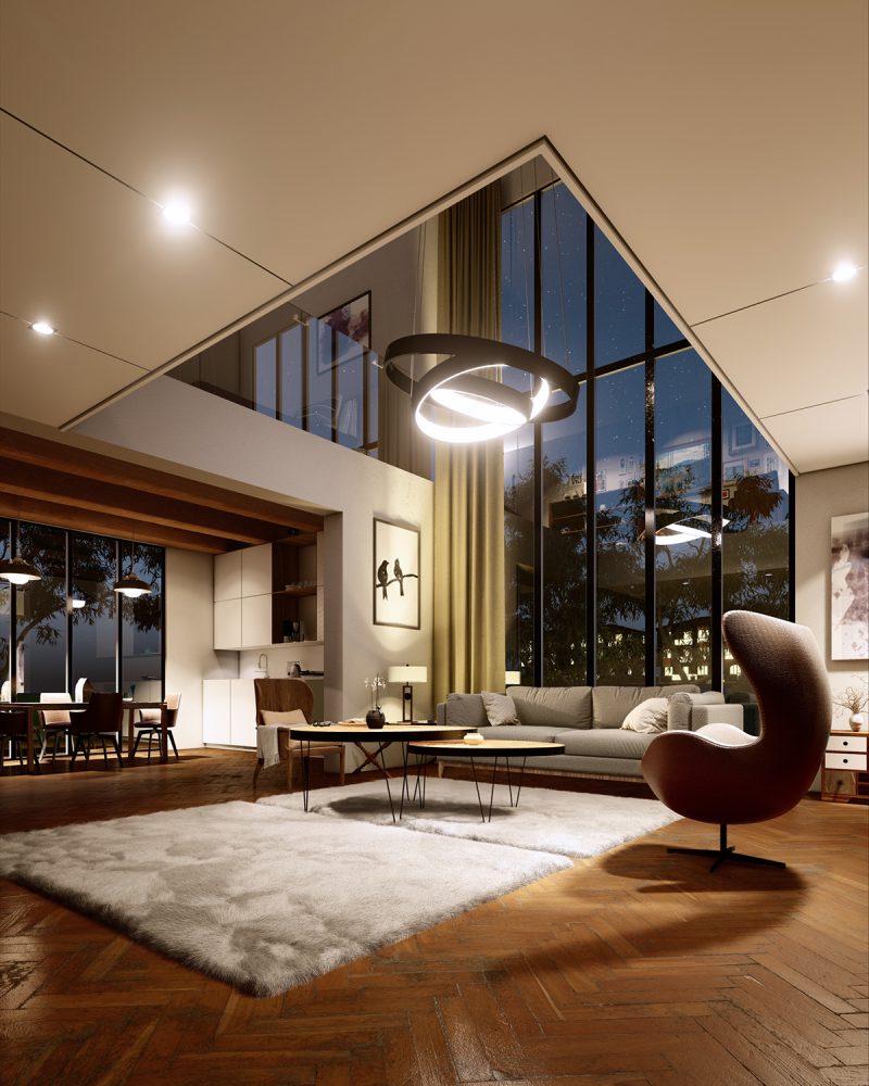 3-رندر داخلی روز و شب