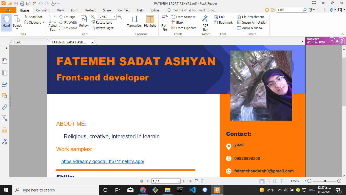 فاطمه سادات آشیان