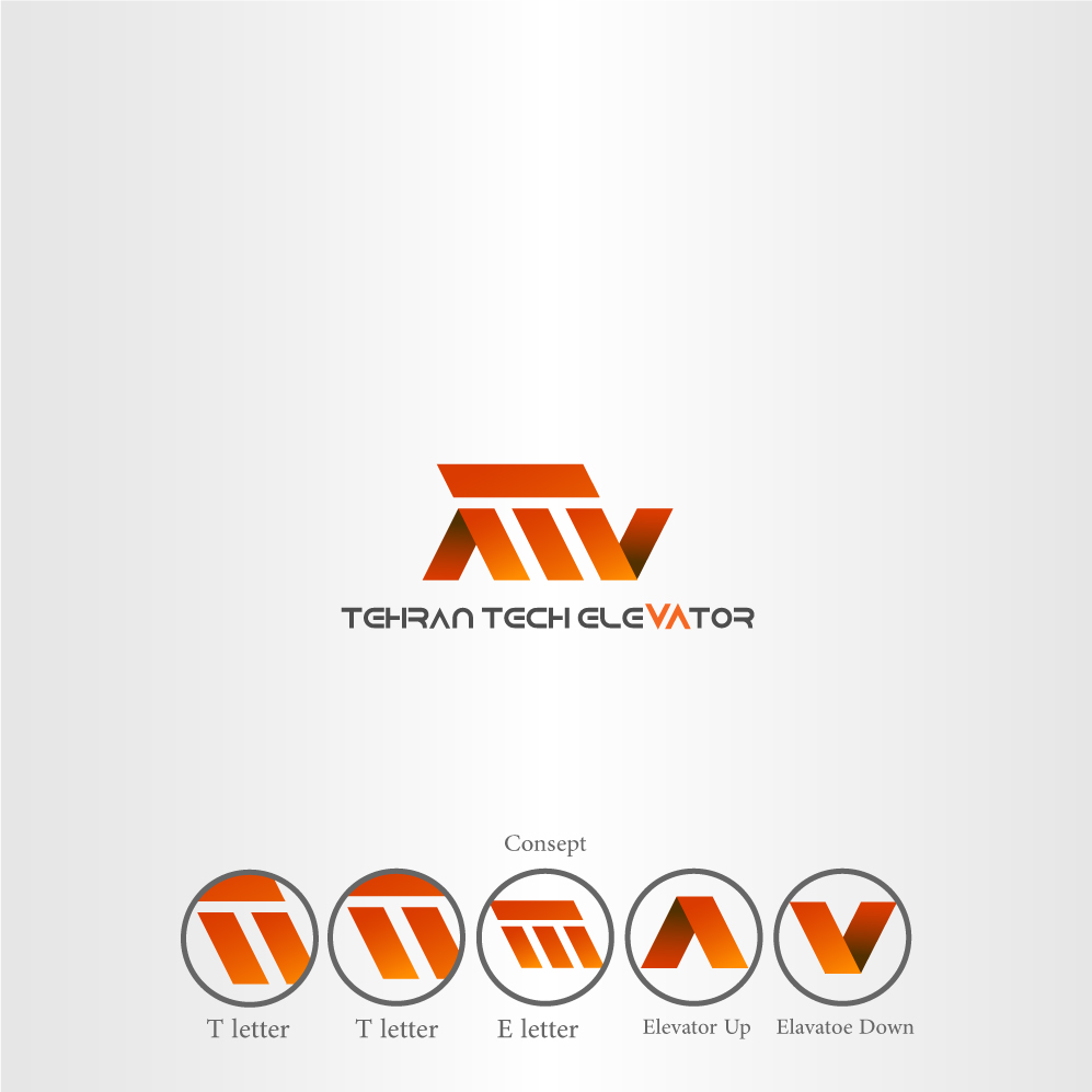 طراحی لوگوی شرکت tehran tech elevator