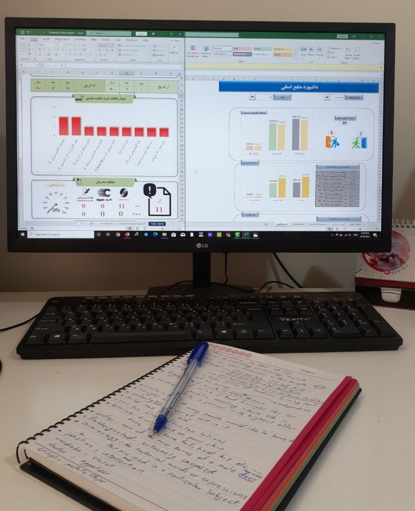 1-طراحی انواع پروژه تحت اکسل و اکسس