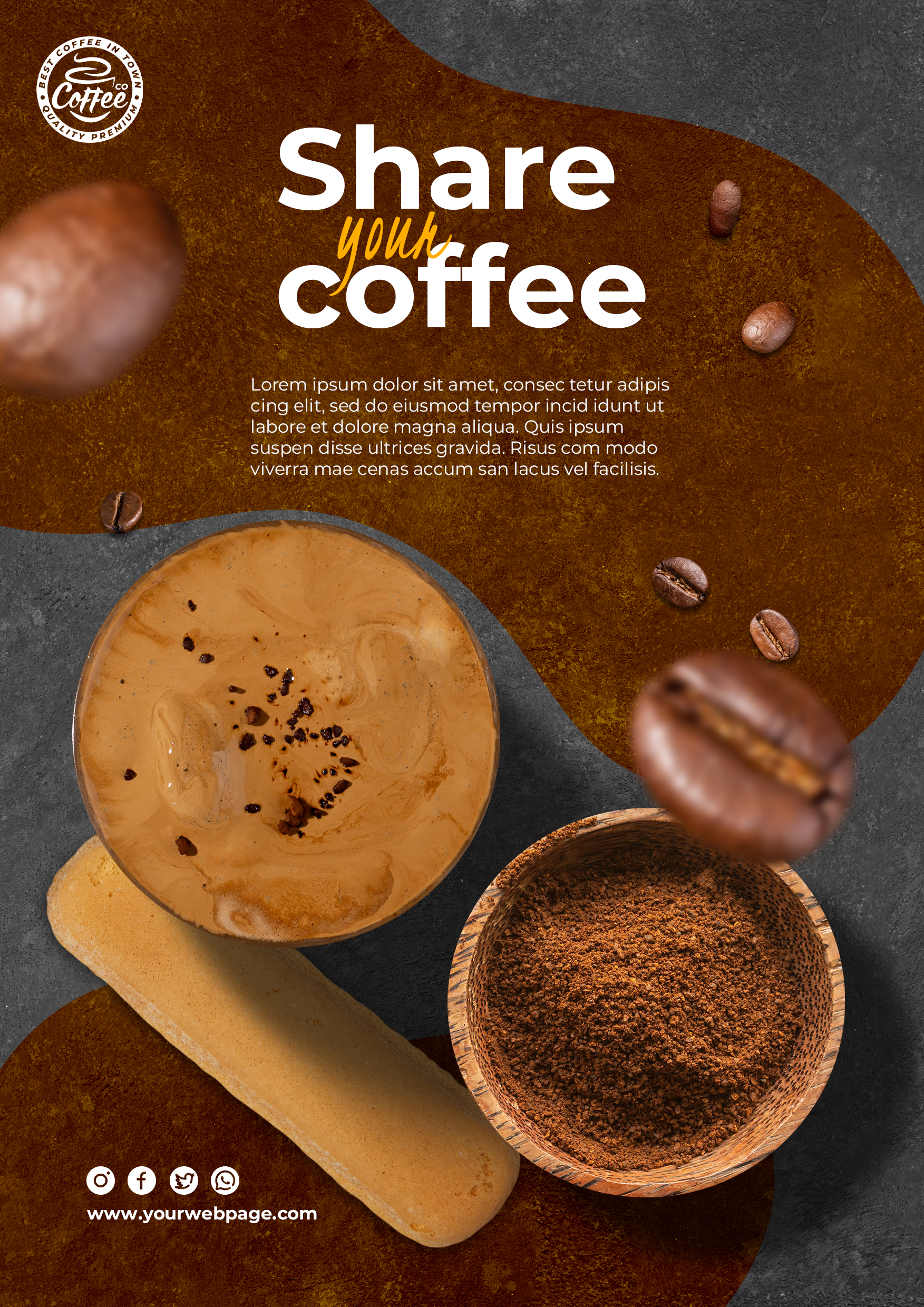 طراحی کاتالوگ کافه