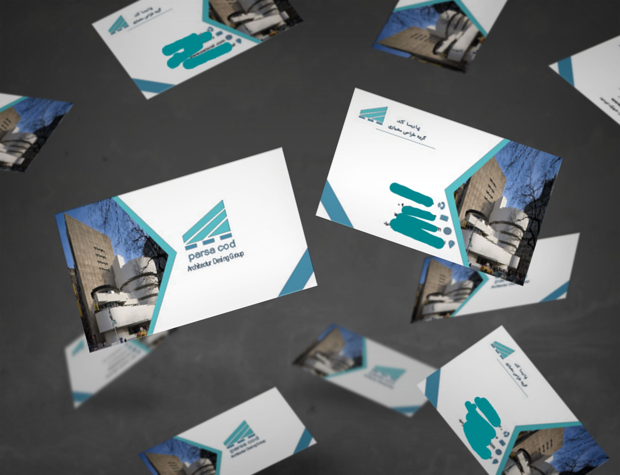 1-طراحی کارت ویزیتی که دلخواه شماست