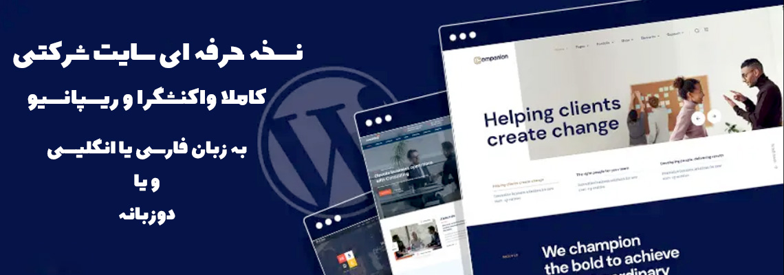 1-راه اندازی سایت شرکتی پلن حرفه ای