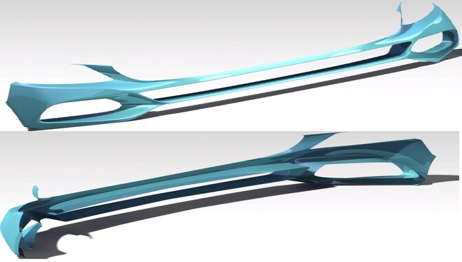 سپر جلوی خودروی BMW