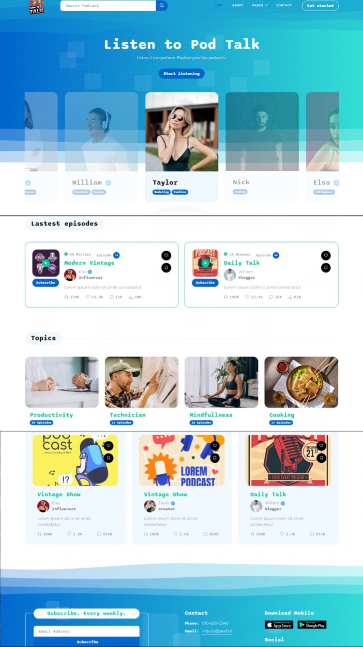 سایت معرفی پادکست ها