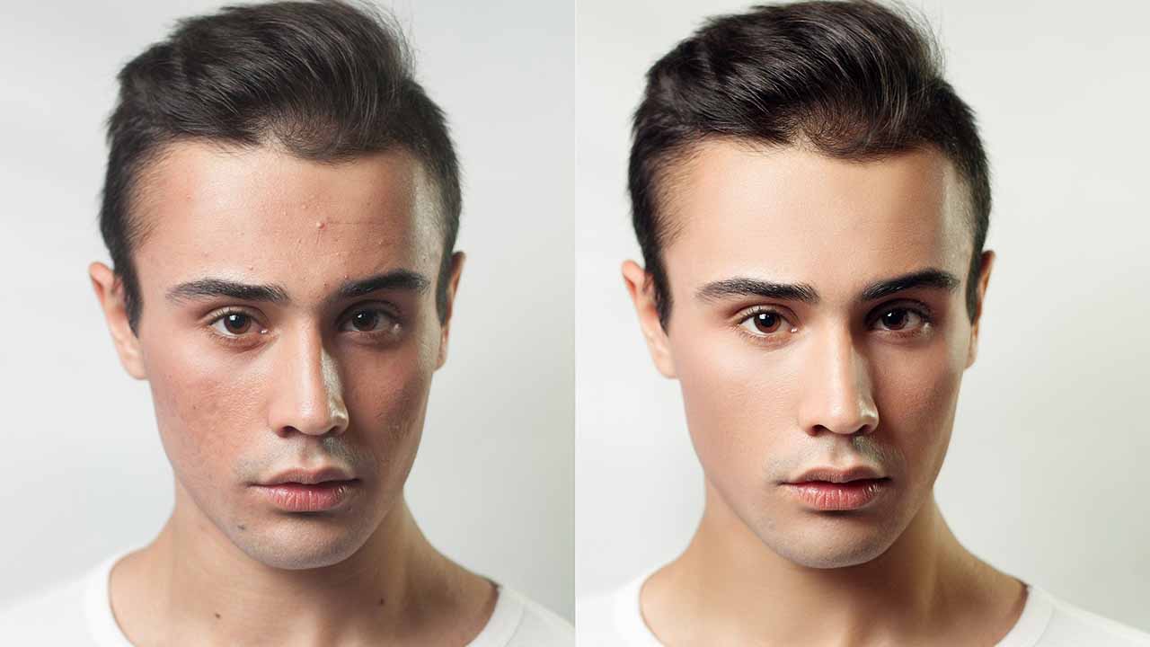 2-روتوش عکس صورت