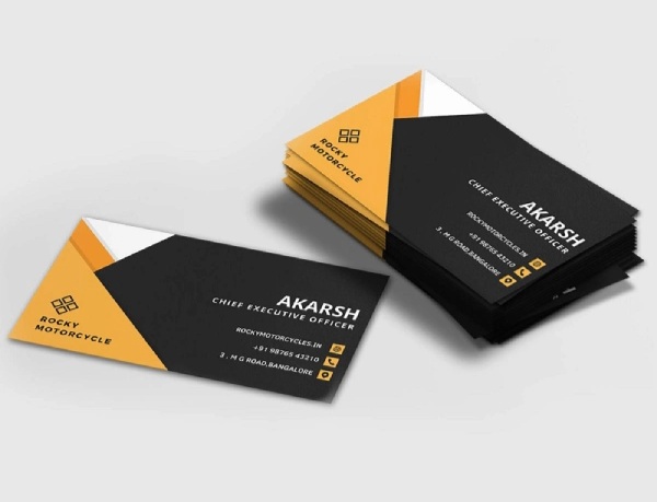 1-طراحی کارت ویزیت جذاب