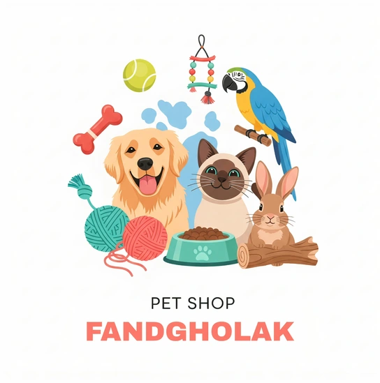 طراحی لوگوی فروشگاه حیوانات خانگی Fandgholak