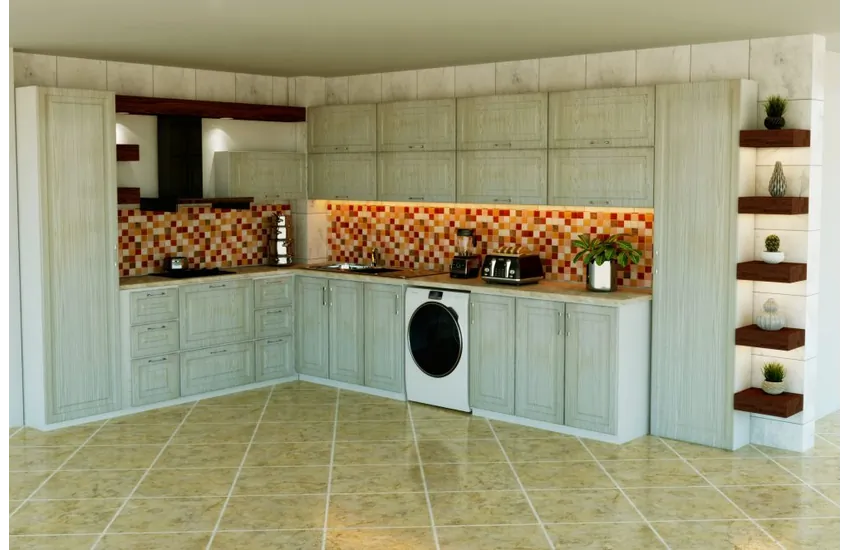 1-طراحي داخلي آشپزخونه و اتاق خواب