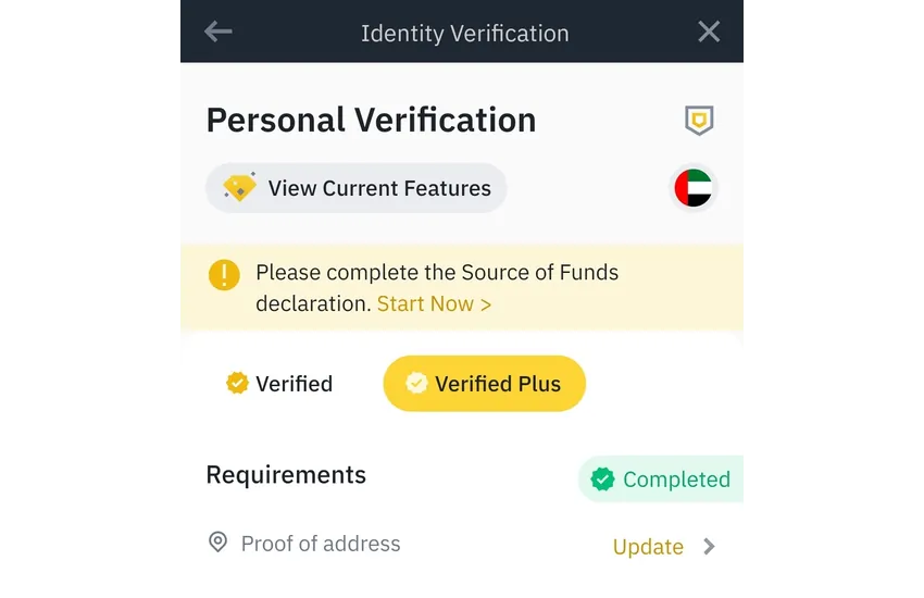 اکانت وریفای شده بایننس