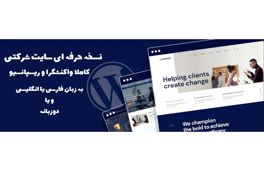 راه اندازی سایت شرکتی پلن حرفه ای