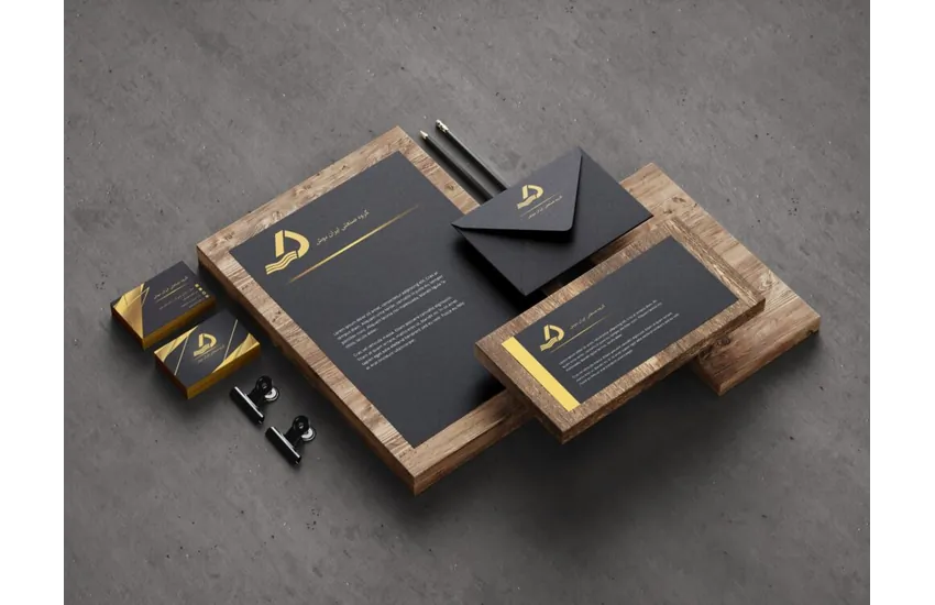 طراحی ست اداری گروه صنعتی ایران دوش