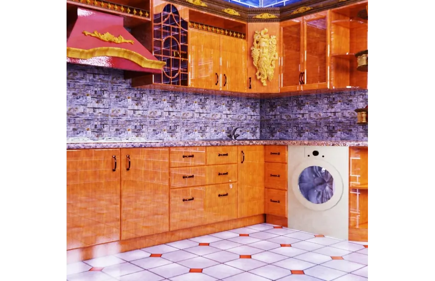 طراحی ااشپزخانه ال شکل