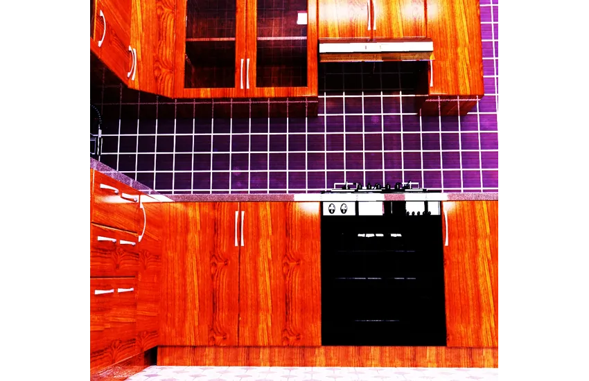 7-طراحی ااشپزخانه ال کلاسیک