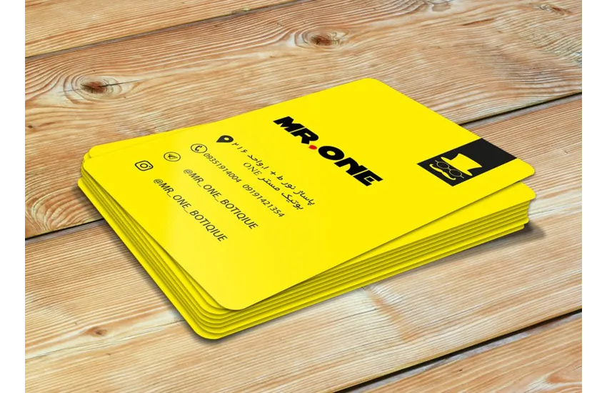 4-طراحی کارت ویزیت mr. one