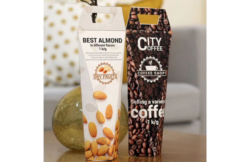 4-طراحی بسته بندی پاکت بادام و قهوه برای هلند / آمستردام