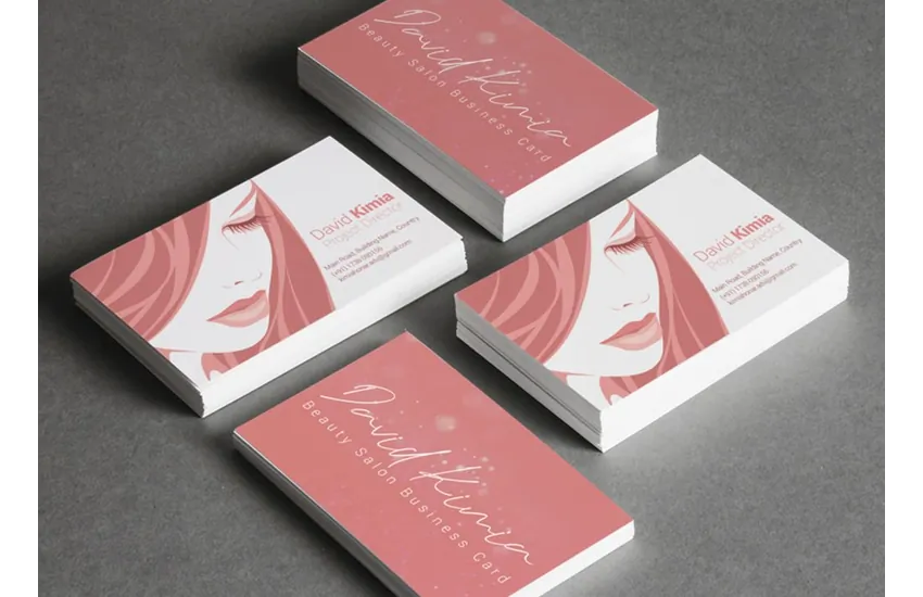 4-طراحی تمپلیت کارت ویزیت سالن زیبایی