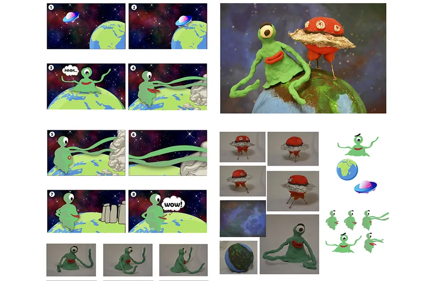 استوری بورد و اجرای کارکتر
