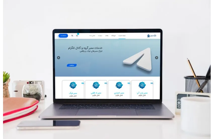 طراحی وبسایت خدماتی نیک ممبر