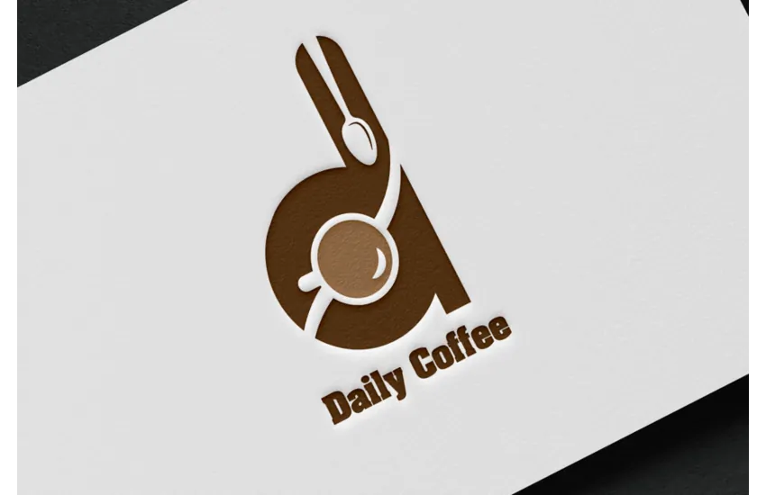 طراحی لوگوی کافی شاپ daily coffee