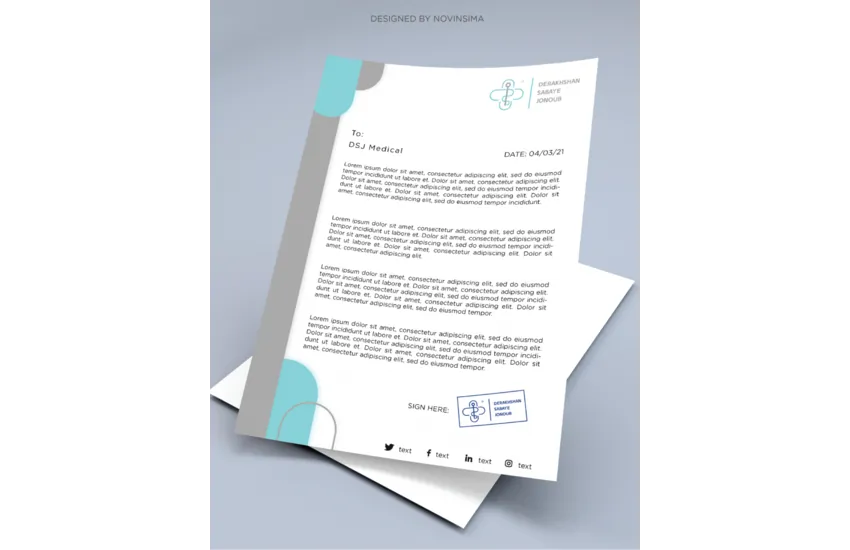 طراحی سربرگ