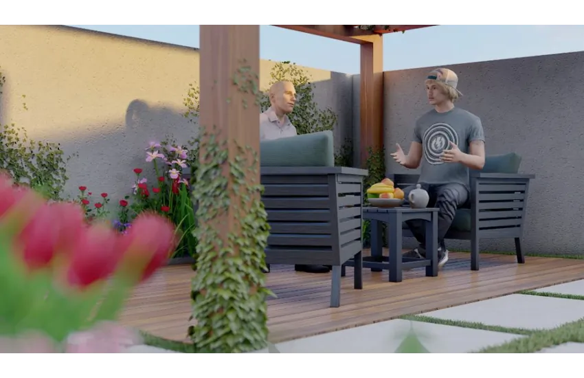 5-طراحی بام سبز و آلاچیق