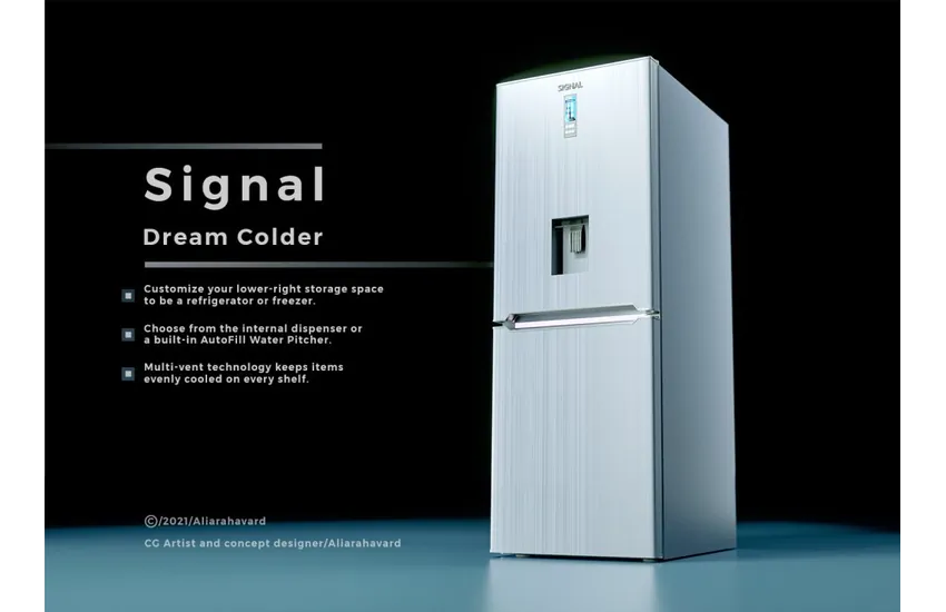 5-Signal refrigerator 3d