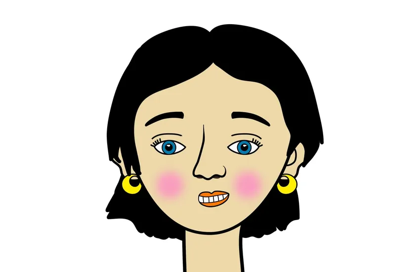 5-تبلیغاتی،کارتونی کردن چهره،تصویرسازی کودکانه