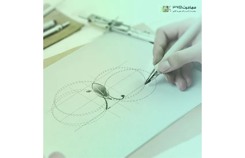 5-طراحی لوگو شرکت تولید دارو و فرآورده های گیاهی ماریان