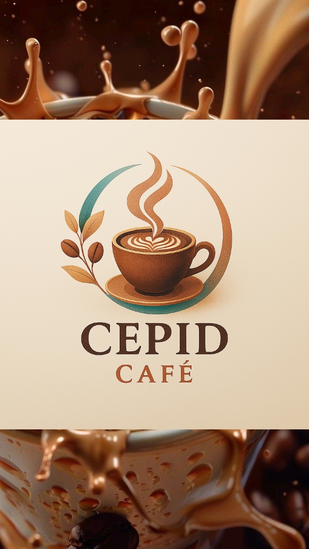 طراحی لوگو برای کافی‌شاپ CEPID CAF