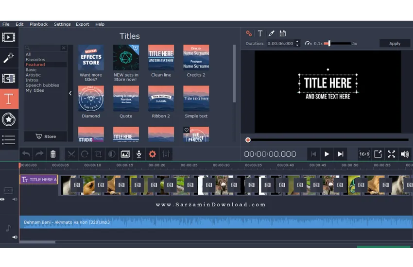 3-تدوین ویدیو