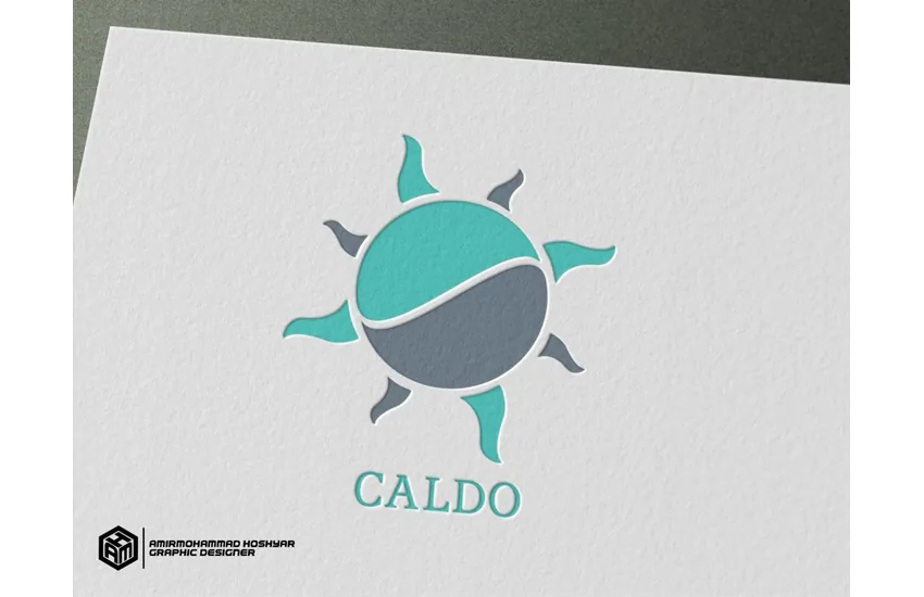 لوگو برای شرکت کالدو فعال در زمینه سیستم گرمایشی