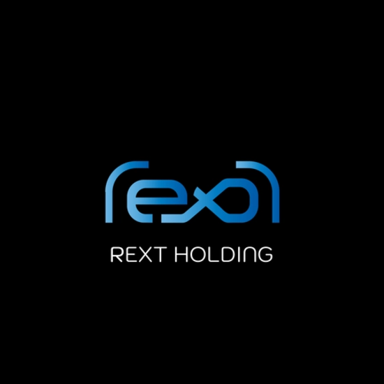 طراحی لوگو مینیمال Rext Holding