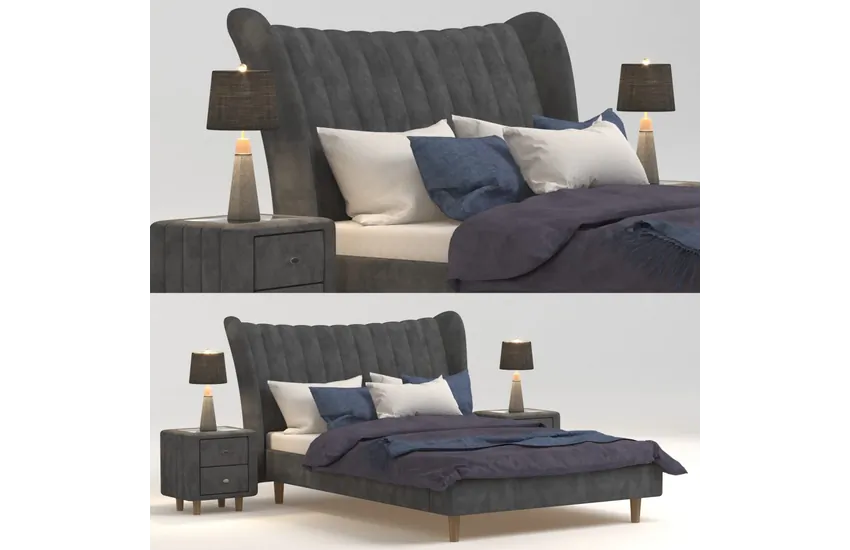 8-مدلسازی تخت خواب