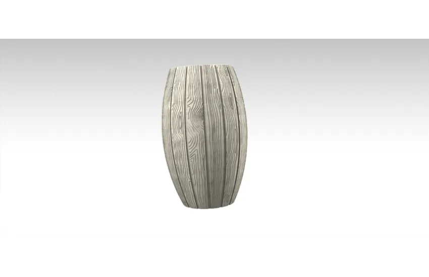 3-بشکه طرح سه بعدی چوب