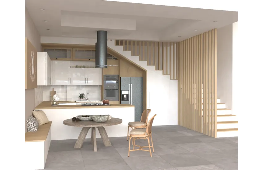 4-اشپزخانه روستیک