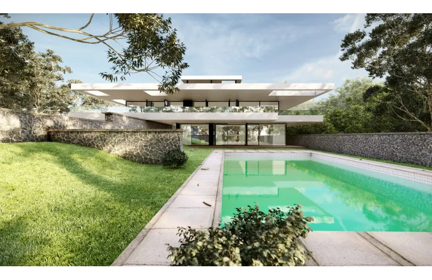 رندر خارجی ویلا