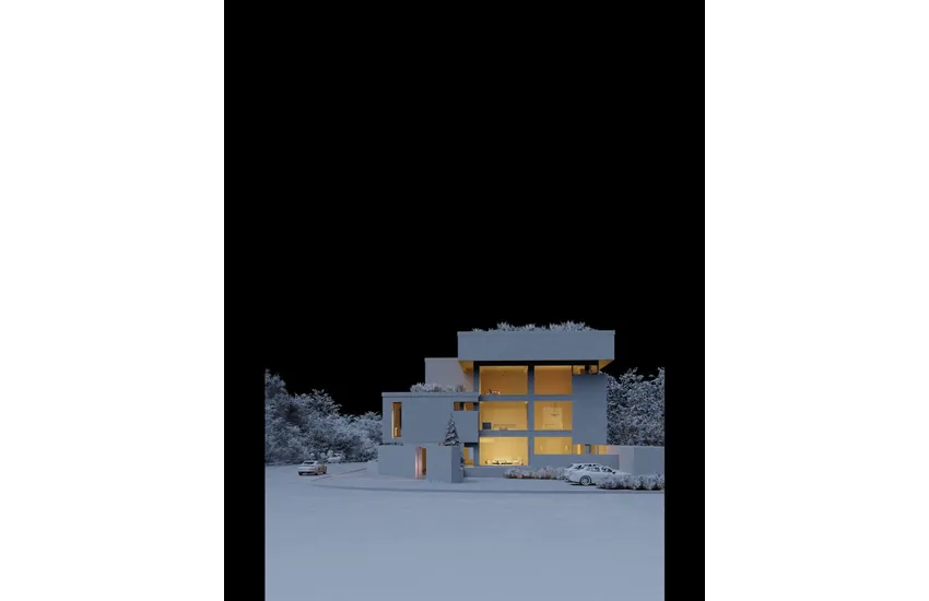 4-رندر خارجی مسکونی